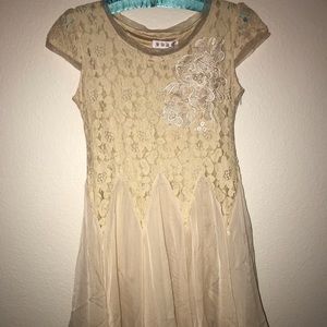 Cream Cocktail Dress